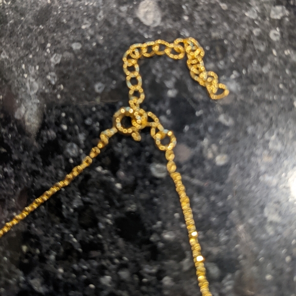 ADORNIA 14K GOLD PLATED SWAROVSKI CRYSTAL CURSIVE LOVE NECKLACE NEW IN BOX ❤ - Picture 5 of 8